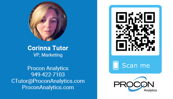 Corinna Tutor - VP, Marketing - Procon Analytics